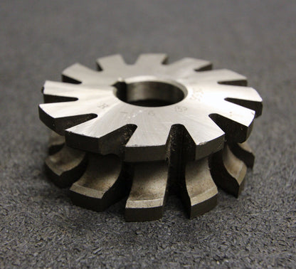 PWS Halbrund-Formfräser konkav Radiusfräser Radius 6mm - 70x24x22mm 12 Spannuten