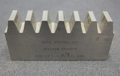 ROLLET PARIS Hobelkamm rack cutter DP 5 Angle 14°30