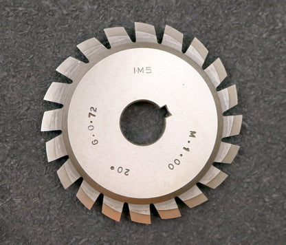 Bild des Artikels IMS-Schnecken-Formfräser-m-=-1,0mm-20°-EGW-20-Spannuten---60x6x13mm-+-LKN