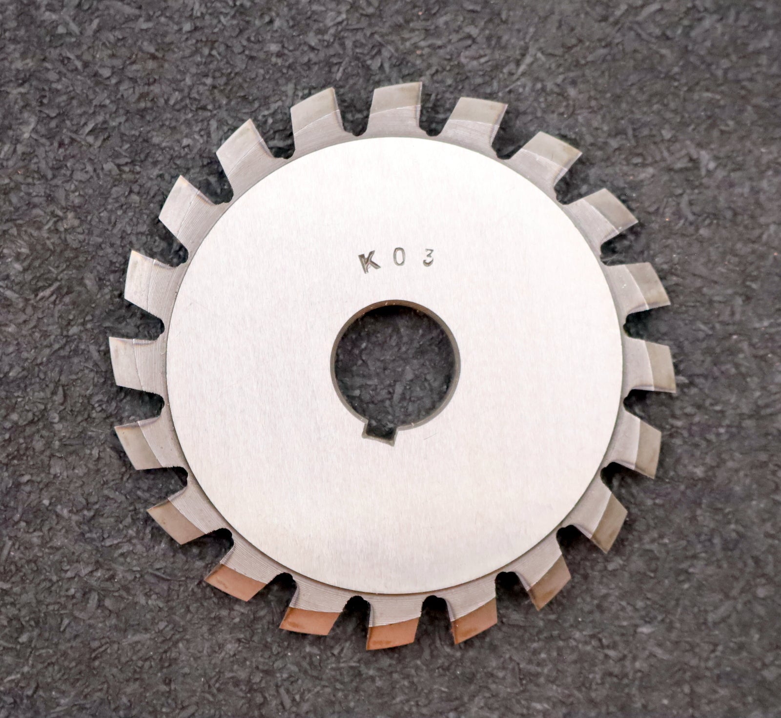 Bild des Artikels IMS-Schnecken-Formfräser-m-=-0,6mm-20°-EGW-20-Spannuten---62x5x13mm-+-LKN