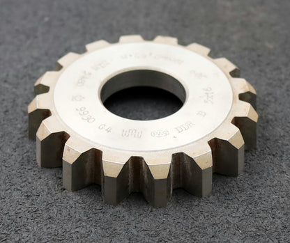 Bild des Artikels PWS-Scheibenschneidrad-für-Zahnwellen-DIN5480-m=5mm-EGW-30°-Z=16-Ø87x17xØ1-1/4"