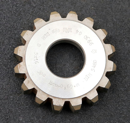 Bild des Artikels PWS-Scheibenschneidrad-für-Zahnwellen-DIN5480-m=5mm-EGW-30°-Z=16-Ø87x17xØ1-1/4"