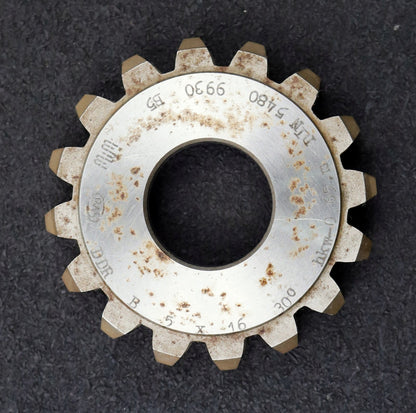 Bild des Artikels PWS-Scheibenschneidrad-für-Zahnwellen-DIN5480-m=5mm-EGW-30°-Z=16-TGL-0-5482