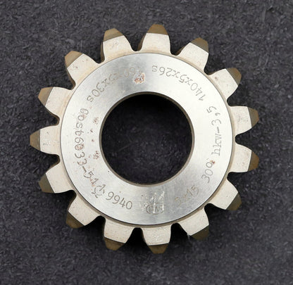 Bild des Artikels PWS-Scheibenschneidrad-für-Zahnwellen-DIN5480-m=5mm-EGW-30°-Z=15-Ø84x22xØ1-1/4"
