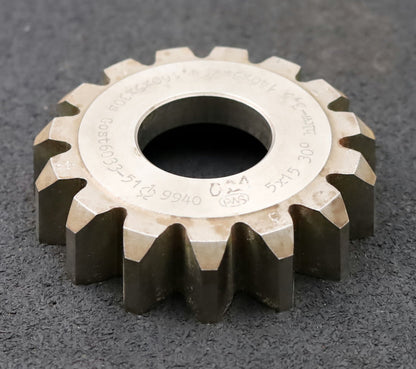 Bild des Artikels PWS-Scheibenschneidrad-für-Zahnwellen-DIN5480-m=5mm-EGW-30°-Z=15-Ø84x20xØ1-1/4"