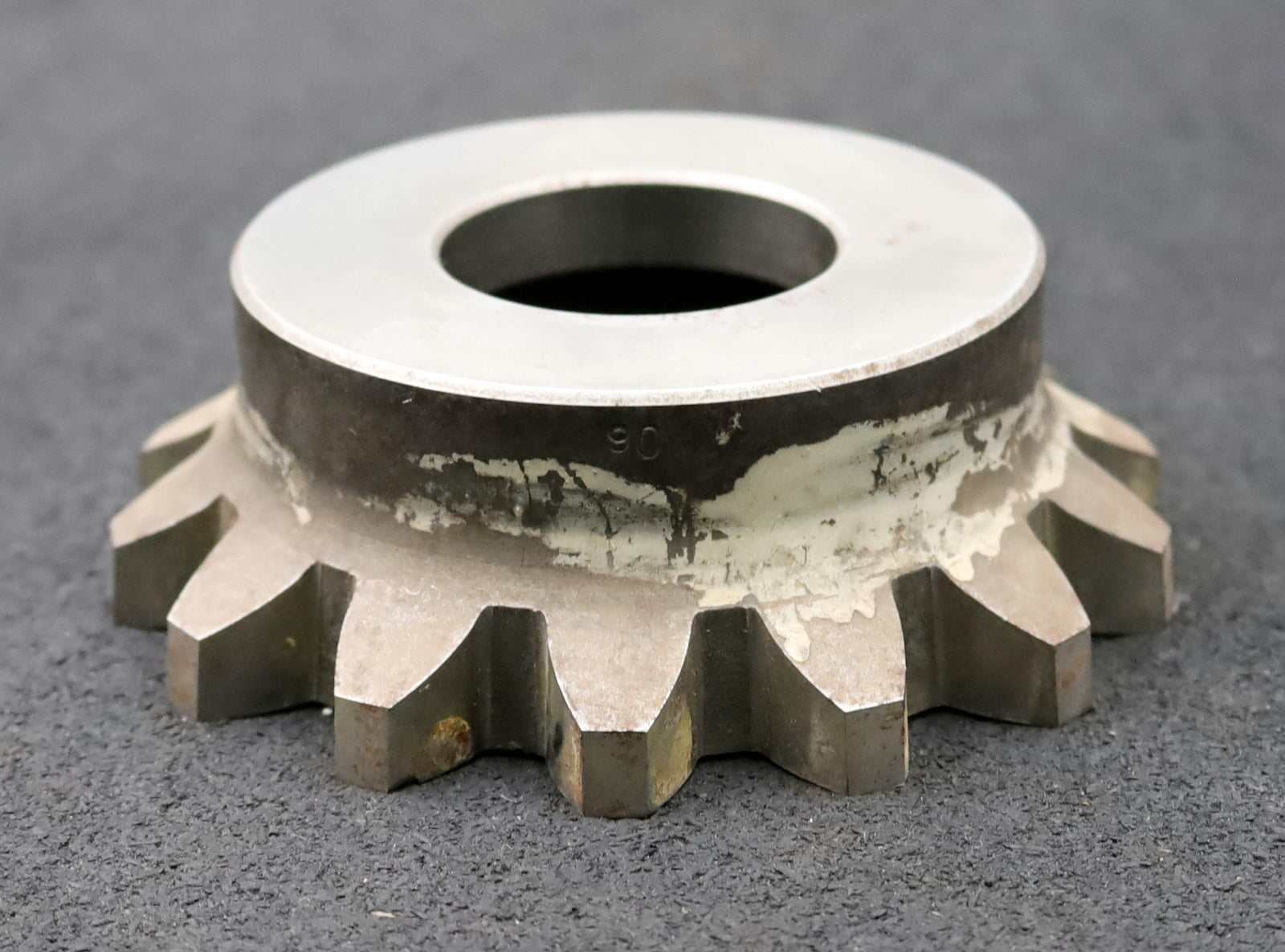 Bild des Artikels PWS-Glockenschneidrad-für-Zahnwellen-DIN5480-m=8mm-EGW-30°-Z=14-Ø122x40xØ1-3/4"