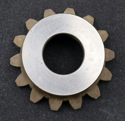 Bild des Artikels PWS-Glockenschneidrad-für-Zahnwellen-DIN5480-m=8mm-EGW-30°-Z=14-Ø122x39xØ1-3/4"