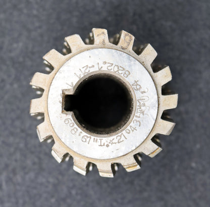 Bild des Artikels PWS-Keilwellen-Wälzfräser-3-Keile-16,18x19,46x5,96mm-spiralgenutet---Rest:-95%