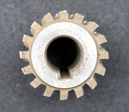 Bild des Artikels PWS-Keilwellen-Wälzfräser-3-Keile-16,18x19,46x5,96mm-spiralgenutet---Rest:-60%