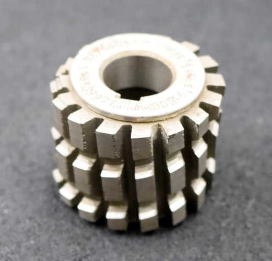 Bild des Artikels PWS-Keilwellen-Wälzfräser-3-Keile-16,18x19,46x5,96mm-spiralgenutet---Rest:-90%