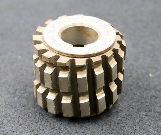 Bild des Artikels PWS-Keilwellen-Wälzfräser-3-Keile-16,18x19,46x5,96mm-spiralgenutet---Rest:-80%