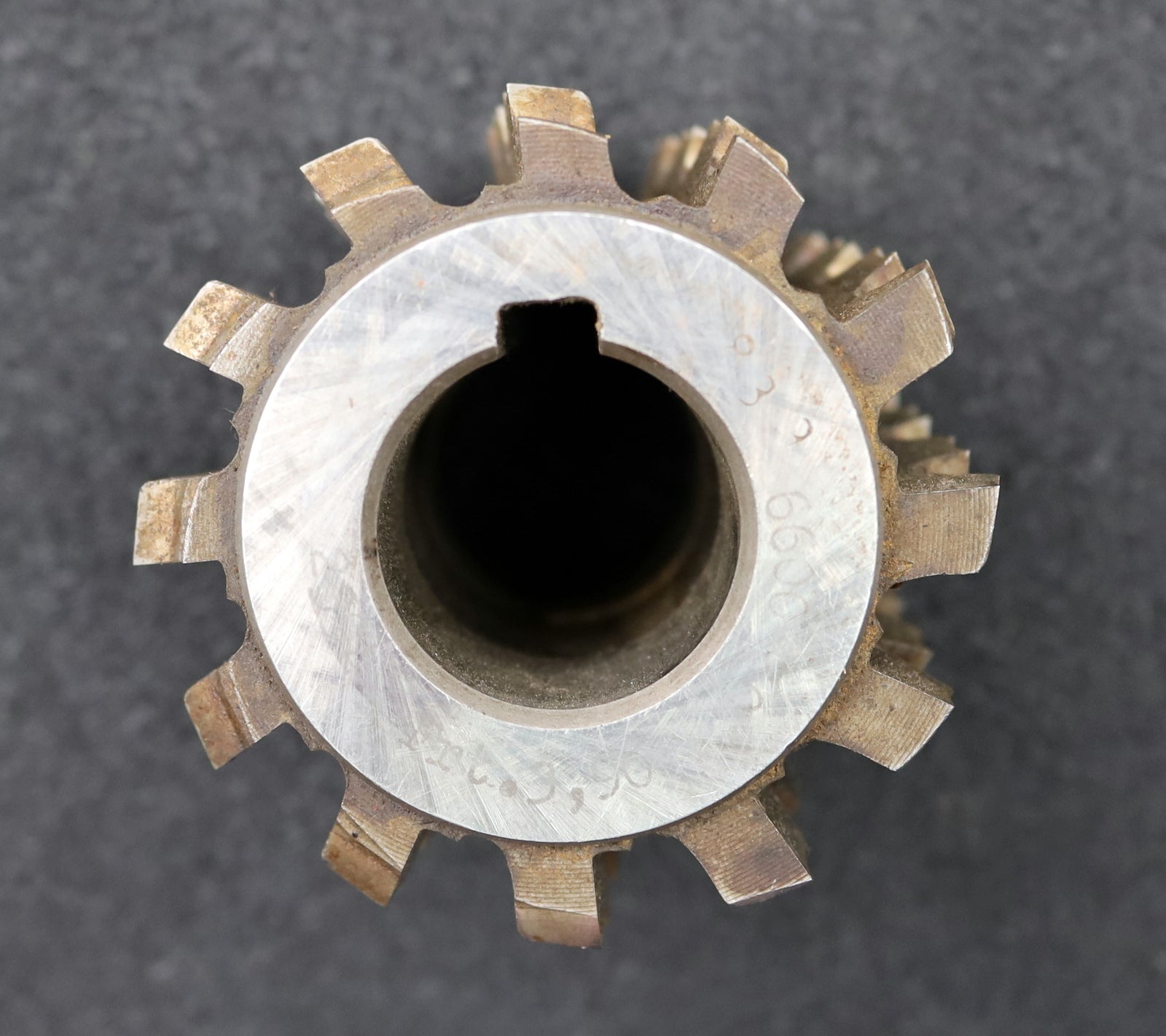 Bild des Artikels PWS-Keilwellen-Wälzfräser-6-Keile-27,96x34,0x6,98mm-mit-Höcker-!-spiralgenutet