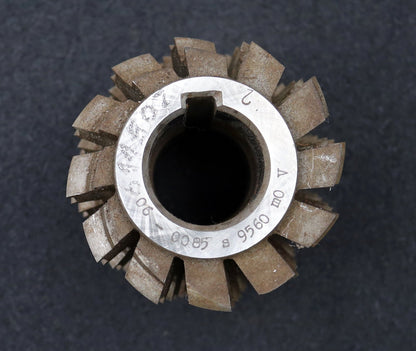 Bild des Artikels PWS-Keilwellen-Wälzfräser-10-Keile-82,4x91,5x12,4mm-mit-Höcker-!-spiralgenutet