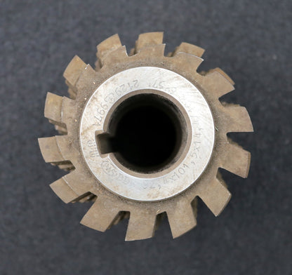 Bild des Artikels PWS-Keilwellen-Wälzfräser-10-Keile-92,4x101,5x14,4mm-Abmessungen-Ø87x89xØ32mm