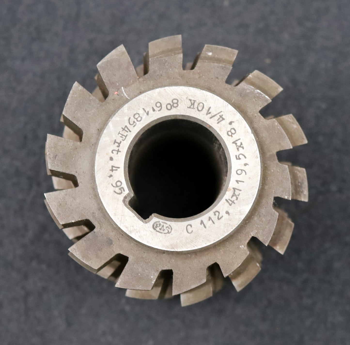 Bild des Artikels PWS-Keilwellen-Wälzfräser-10-Keile-112,4x119,5x18,4mm-Abmessungen-Ø89x89xØ32mm