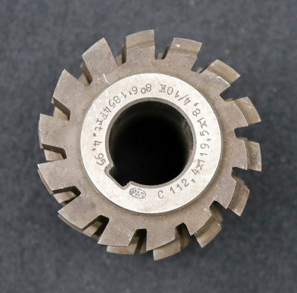 Bild des Artikels PWS-Keilwellen-Wälzfräser-10-Keile-112,4x119,5x18,4mm-Abmessungen-Ø89x89xØ32mm