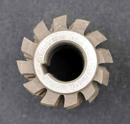 Bild des Artikels PWS-Keilwellen-Wälzfräser-10-Keile-72,3x82x12,3mm-Abmessungen-Ø76x79xØ32mm