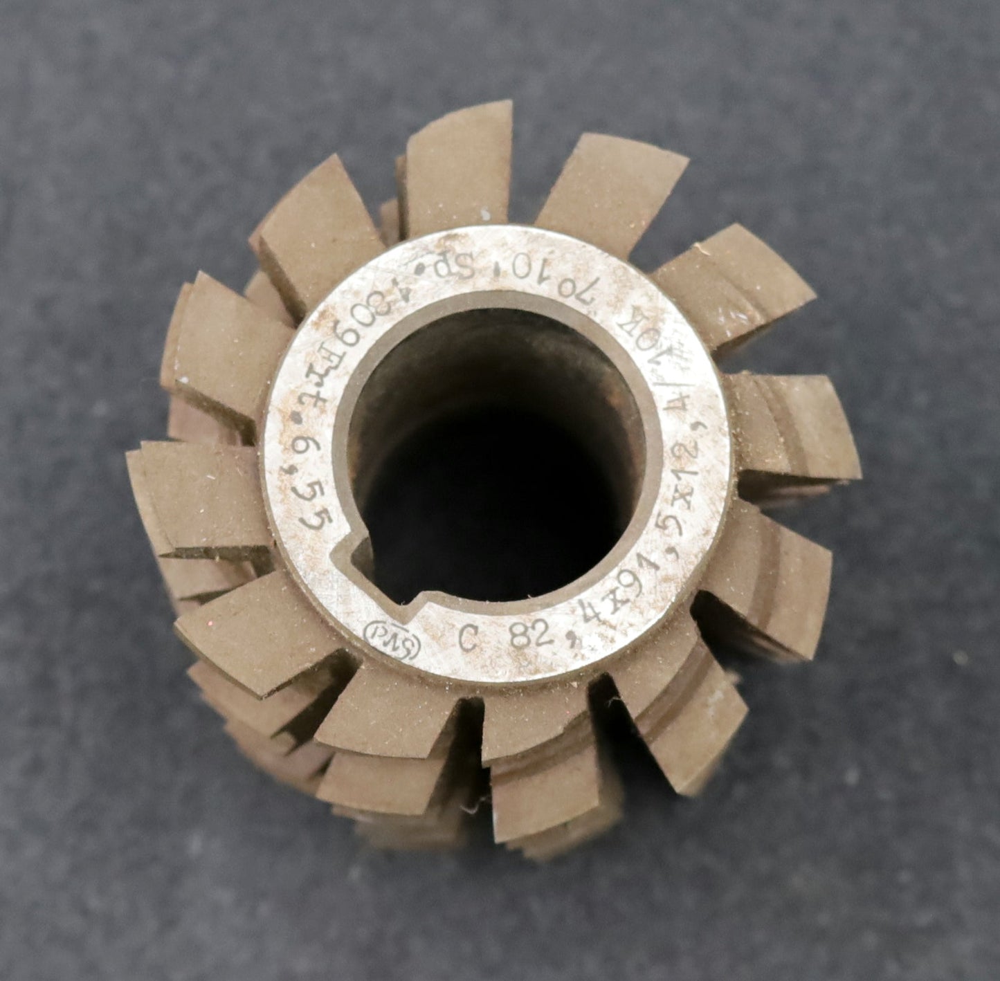 Bild des Artikels PWS-Keilwellen-Wälzfräser-spline-hob-10-Keile-82,4x91,5x12,4mm-mit-Höcker-1gg.R.