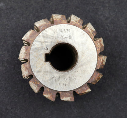Bild des Artikels Keilwellen-Wälzfräser-spline-hob-6-Keile-32x38x8mm-mit-Höcker-Fertigfräser