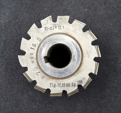 Bild des Artikels GWG-Keilwellen-Wälzfräser-spline-hob-6-Keile-18x22x5mm-mit-Höcker-Fertigfräser