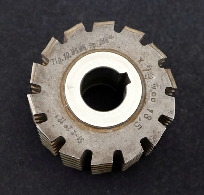 Bild des Artikels GWG-Keilwellen-Wälzfräser-spline-hob-6-Keile-18x22x5mm---Höcker-Fertigfräser