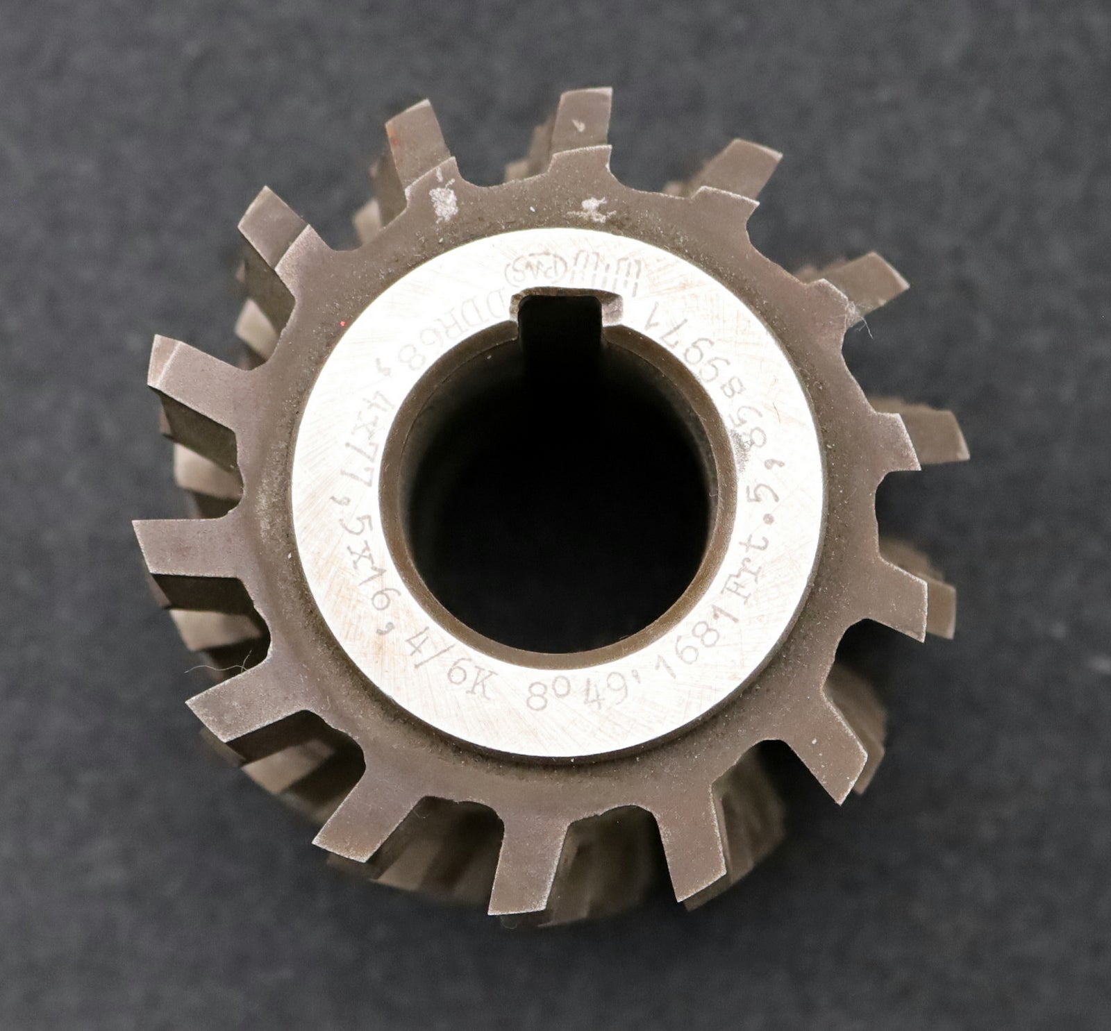 Bild des Artikels PWS-Keilwellen-Wälzfräser-spline-hob-6-Keile-68,4x77,5x16,4mm-mit-Höcker-LKN-HSS