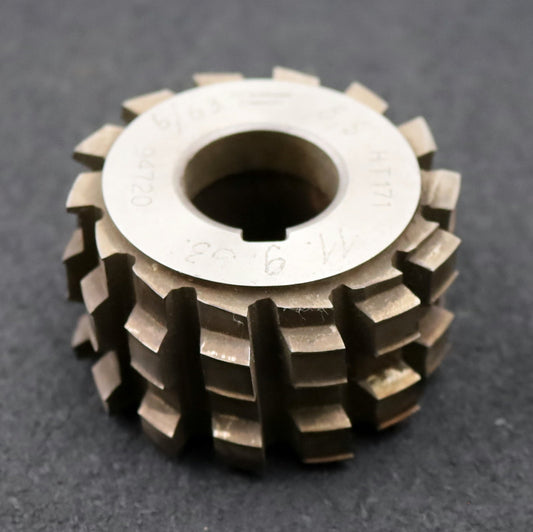Bild des Artikels H.F.Schnicke-Keilwellen-Wälzfräser-spline-hob-6-Keile-32x38x8mm-mit-Höcker-HSS