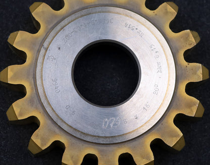 PWS Scheibenschneidrad m= 8mm EGW= 20° Z= 16 Ø 149 x 29 x Ø 1 3/4"