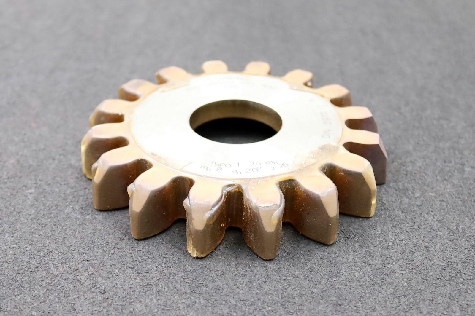 Bild des Artikels LORENZ-Scheibenschneidrad-gear-shaper-m=-8mm-EGW=-20°-Z=-16-haP0-1,25mn