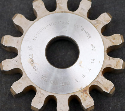 Bild des Artikels PWS-Scheibenschneidrad-gear-shaper-m=-8mm-EGW=-20°-Z=-14-BP-II-Ø127x20xØ-1-1/4"