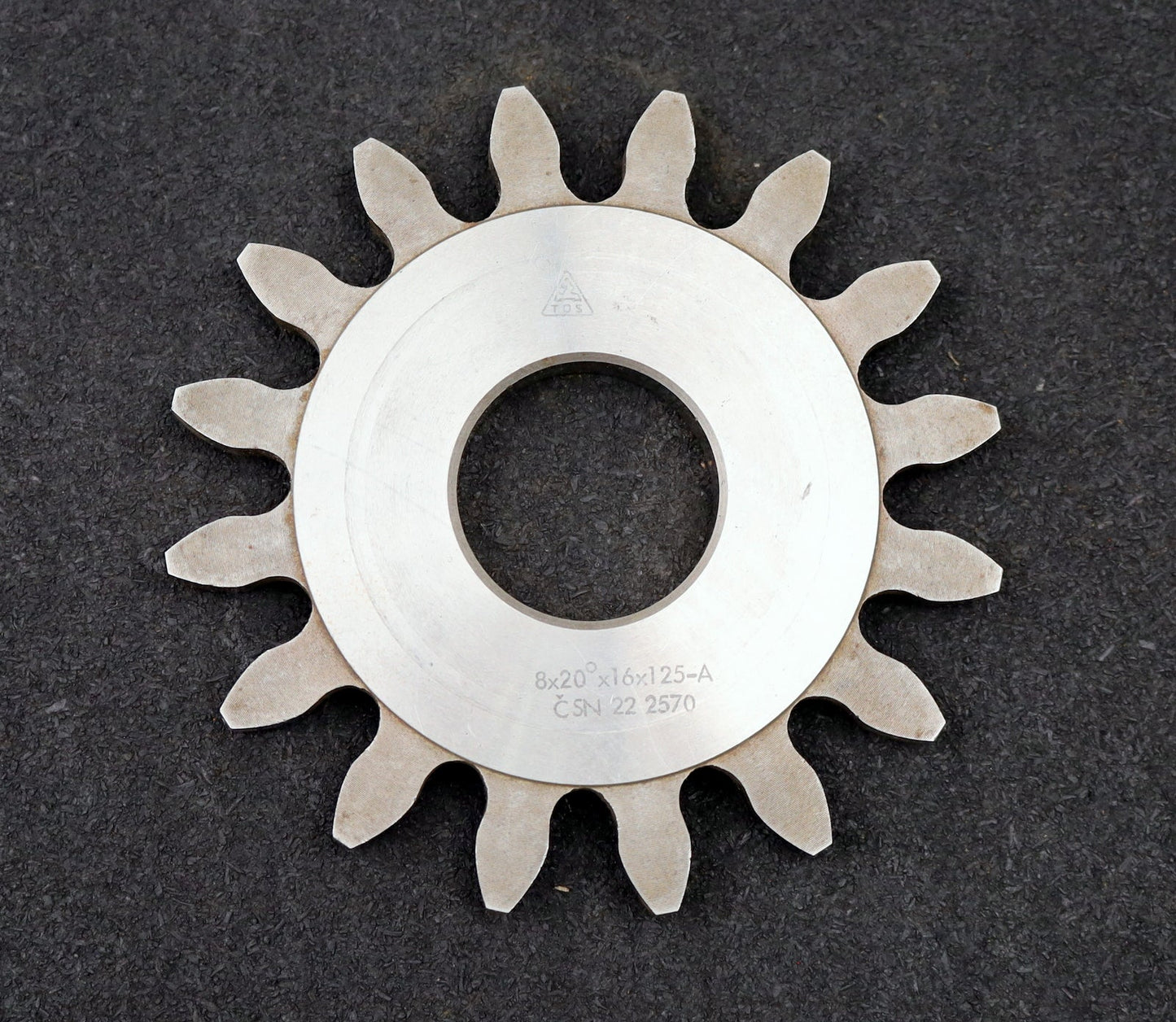 Bild des Artikels TDS-Scheibenschneidrad-gear-shaper-m=-8mm-EGW=-20°-Z=-16-Ø-143-x-12-x-Ø-1-3/4"
