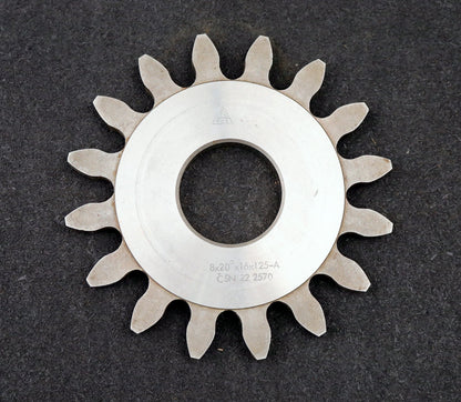 Bild des Artikels TDS-Scheibenschneidrad-gear-shaper-m=-8mm-EGW=-20°-Z=-16-Ø-143-x-12-x-Ø-1-3/4"