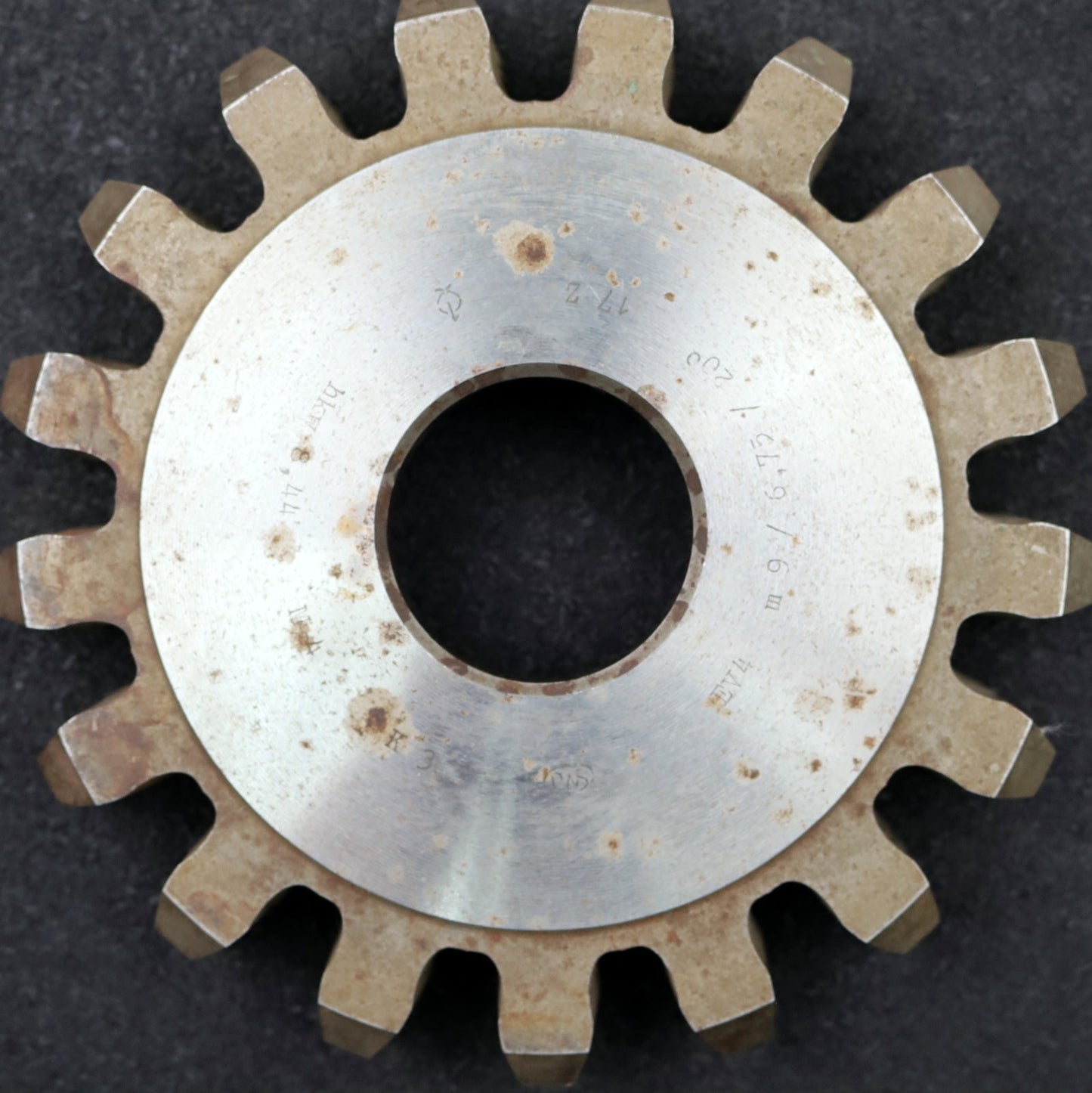 Bild des Artikels PWS-Scheibenschneidrad-gear-shaper-m=-9-/-6,75mm-EGW=-20°-Z=-17-Ø172x32xØ-1-3/4"