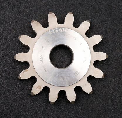 Bild des Artikels PWS-Scheibenschneidrad-gear-shaper-m=-8mm-EGW=-20°-Z=-14-BP-II-Qualität-B