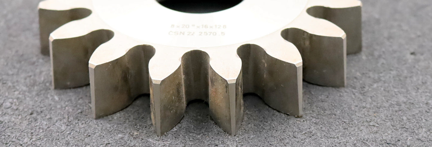 Bild des Artikels TDS-Scheibenschneidrad-m=-8-/-128mm-EGW=-20°-Z=-16-Ø-151x25xØ-1-3/4"-gebraucht