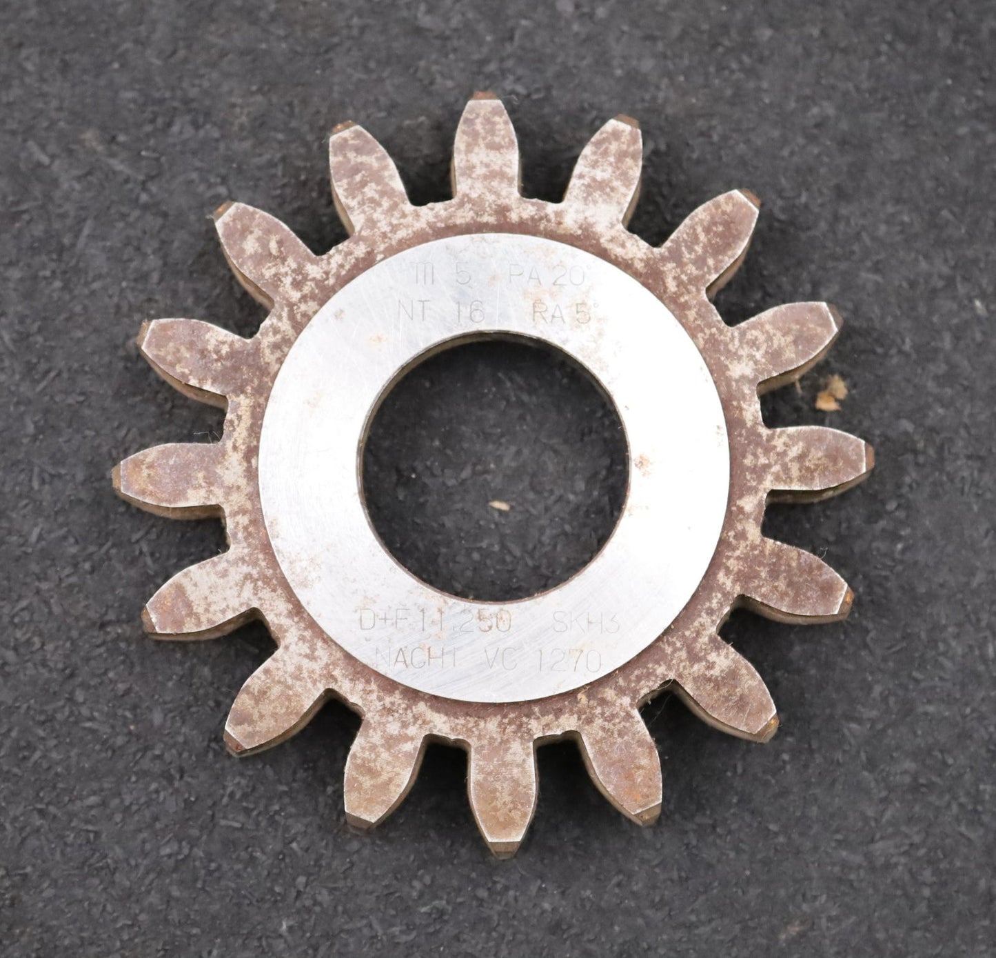 Bild des Artikels NACHI-Scheibenschneidrad-gear-shaper-m=-5mm-EGW=-20°-Z=-16-RA5-Ø-93x15xØ-1-1/4"