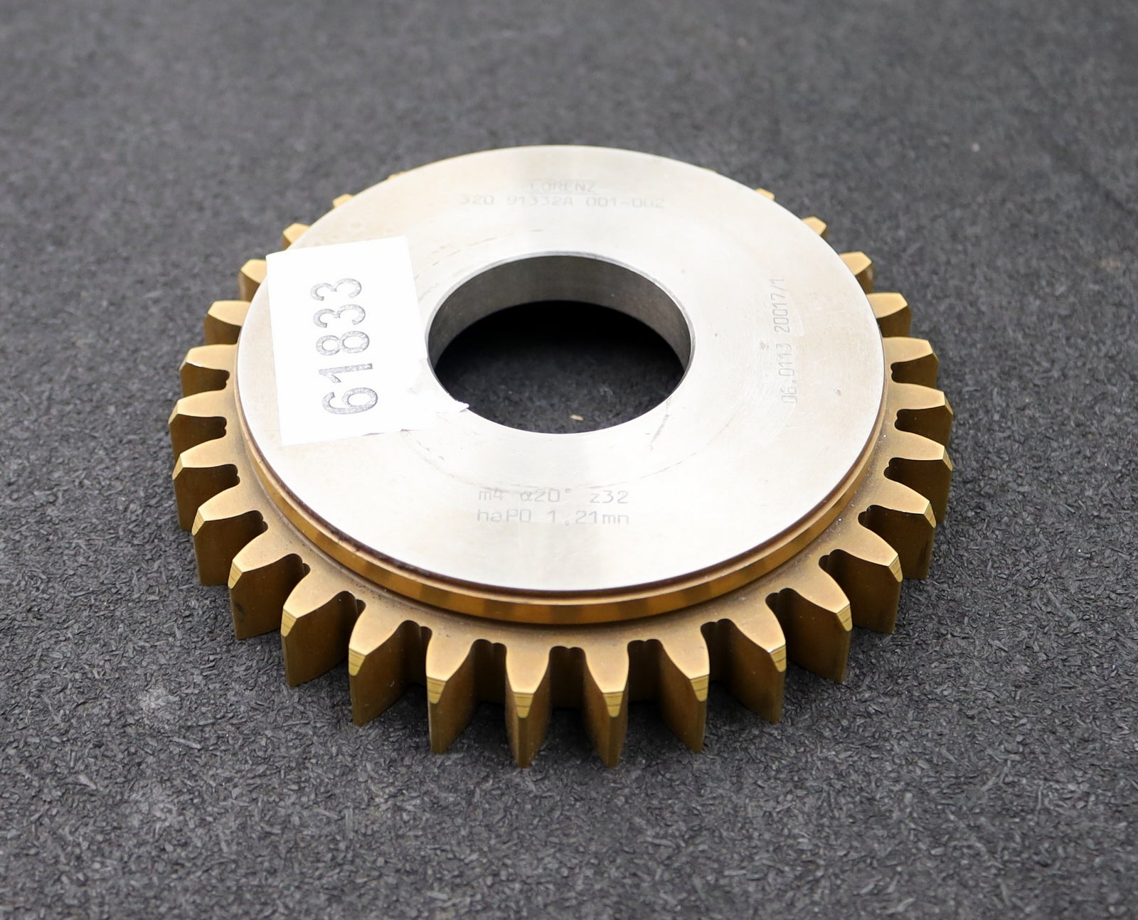 Bild des Artikels LORENZ-Scheibenschneidrad-gear-shaper-m=-4mm-EGW=-20°-Z=-32-haP0-1,21mn