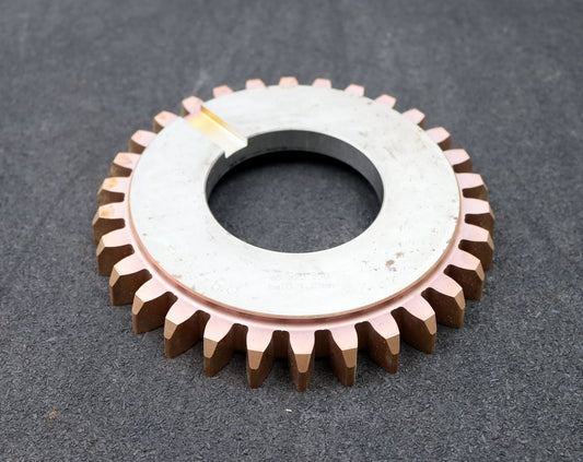 Bild des Artikels LORENZ-Scheibenschneidrad-gear-shaper-m=-5mm-EGW=-20°-Z=30-BP-II-Ø162x22xØ2-3/4"