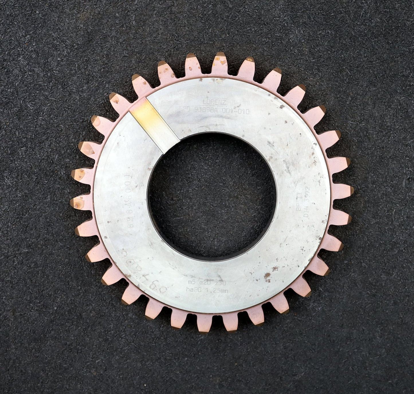 Bild des Artikels LORENZ-Scheibenschneidrad-gear-shaper-m=-5mm-EGW=-20°-Z=30-BP-II-Ø162x22xØ2-3/4"