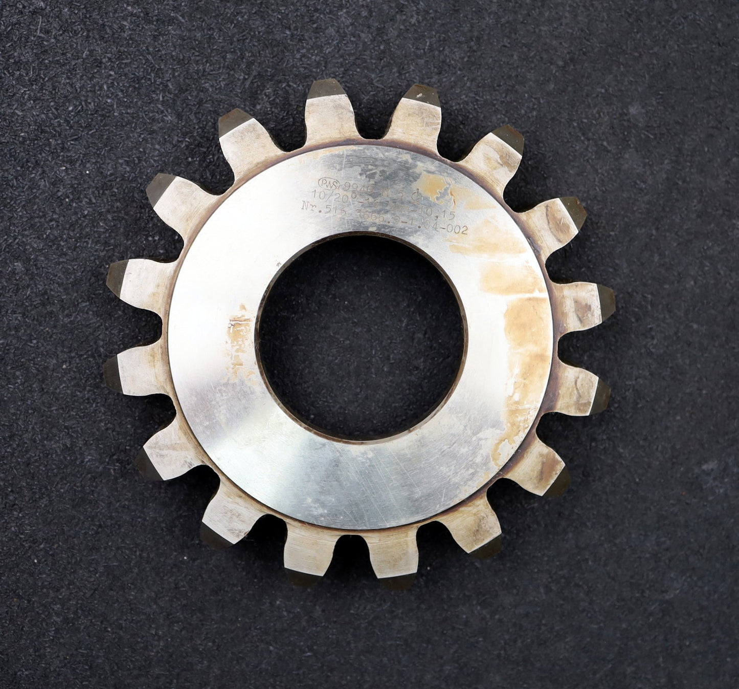 Bild des Artikels PWS-Scheibenschneidrad-gear-shaper-m=-10mm-EGW=-20°-Z=-16-Restnutzung:-23mm