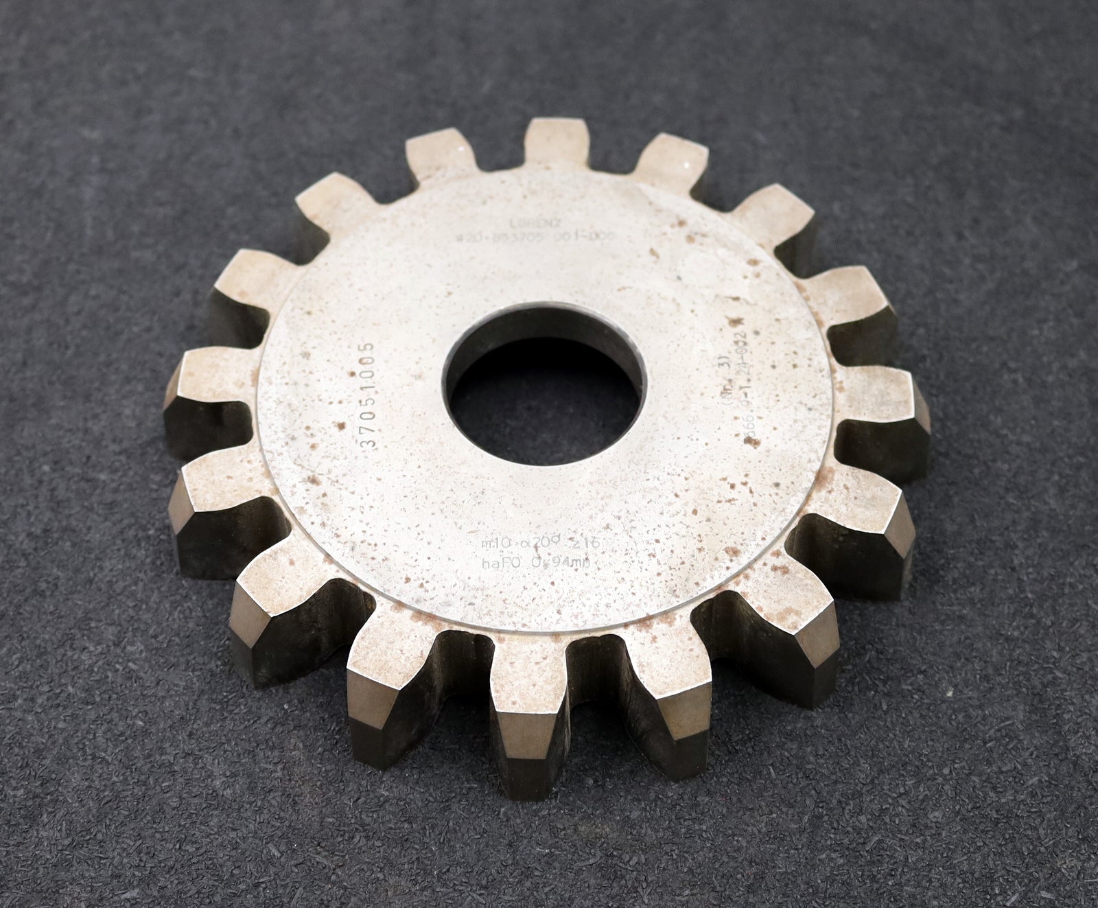 Bild des Artikels LORENZ-Scheibenschneidrad-gear-shaper-m=-10mm-EGW=-20°-Z=-16-Ø180x29xØ-1-3/4"
