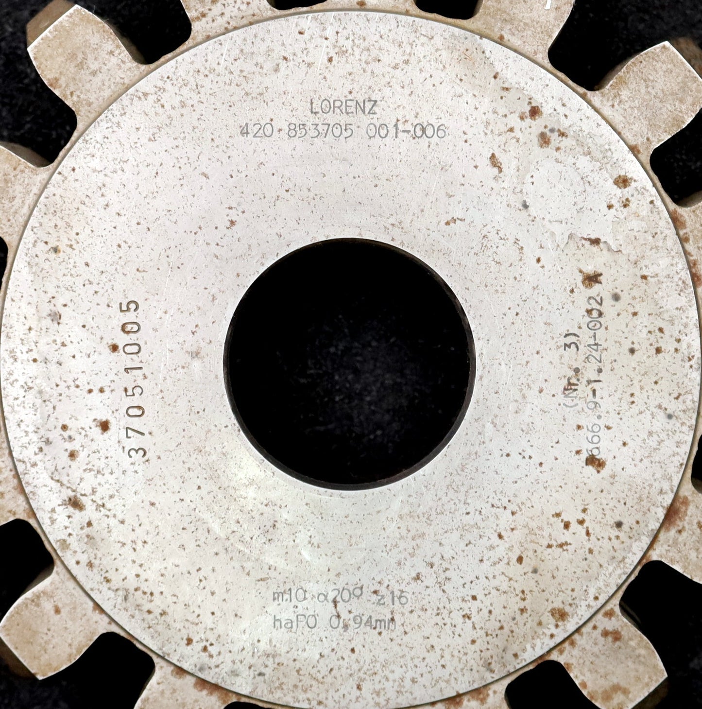 Bild des Artikels LORENZ-Scheibenschneidrad-gear-shaper-m=-10mm-EGW=-20°-Z=-16-Ø180x29xØ-1-3/4"