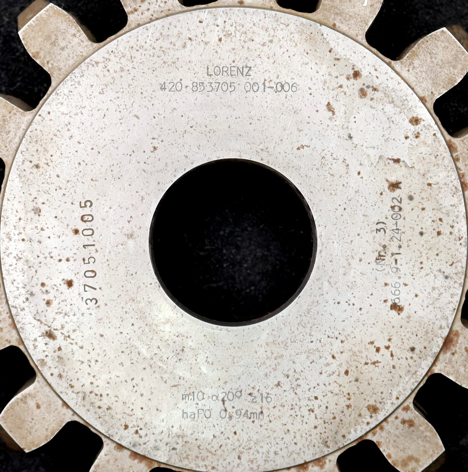 Bild des Artikels LORENZ-Scheibenschneidrad-gear-shaper-m=-10mm-EGW=-20°-Z=-16-Ø180x29xØ-1-3/4"