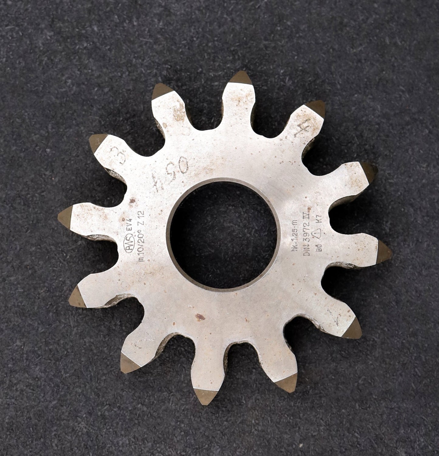 Bild des Artikels PWS-Scheibenschneidrad-gear-shaper-m=-10mm-EGW=-20°-Z=-12-Ø141x28xØ-1-3/4"