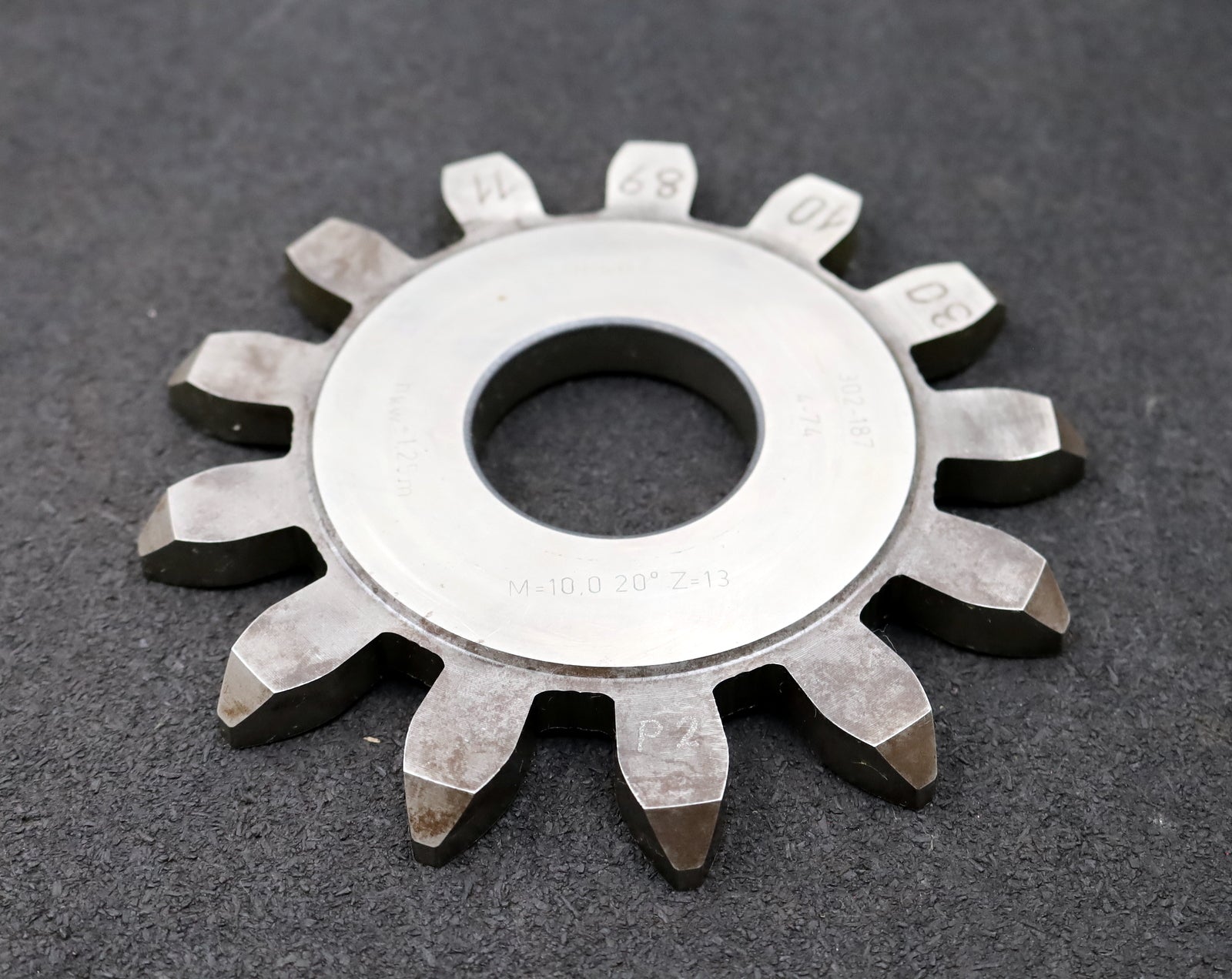 Bild des Artikels LORENZ-Scheibenschneidrad-gear-shaper-m=-10mm-EGW=-20°-Z=-13-hKw=-1,25m