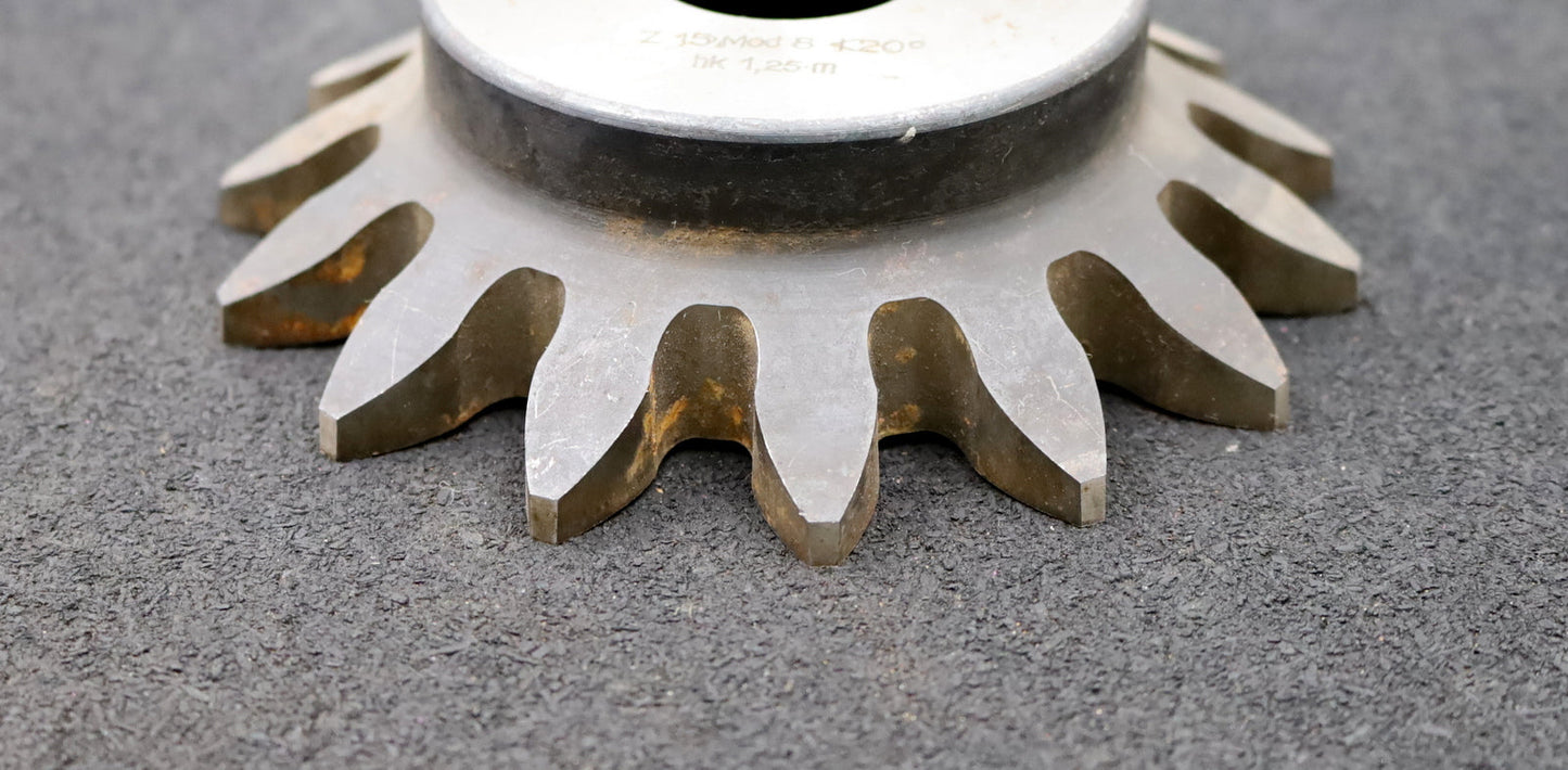 Bild des Artikels PWS-Glockenschneidrad-gear-shaper-m=-8mm-EGW-20°-Z=-15-hk-1,25m-Ø139x37xØ-1-1/4"