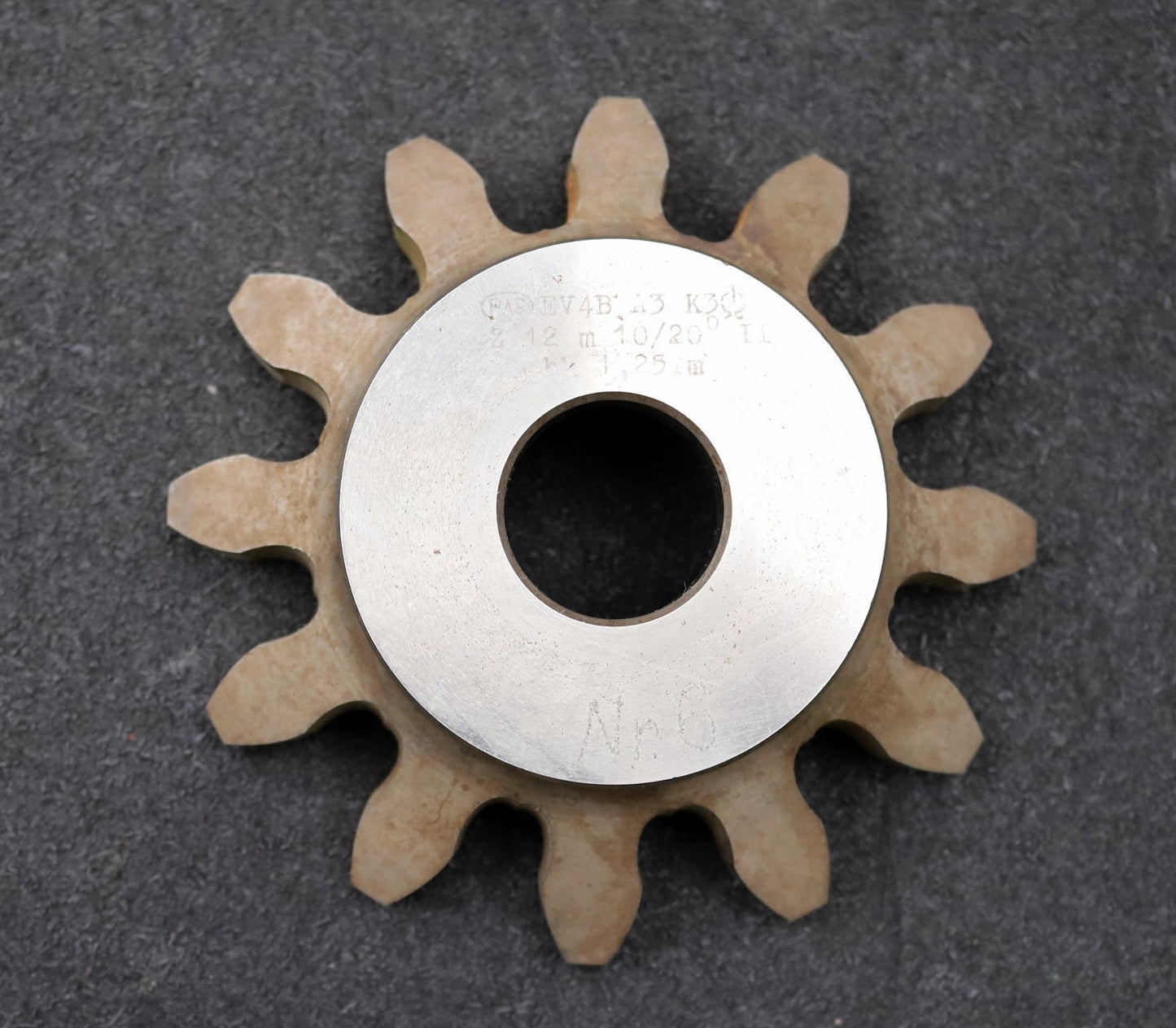 Bild des Artikels PWS-Glockenschneidrad-gear-shaper-m=-10mm-EGW-20°-Z=-12-hk-1,25m-Ø140x37xØ1-1/4"