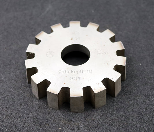 Bild des Artikels Scheibenschneidrad-gear-shaper-m=-8mm-EGW-20°-Z=-14-Zahnkopfhöhe-10---9,43-Va
