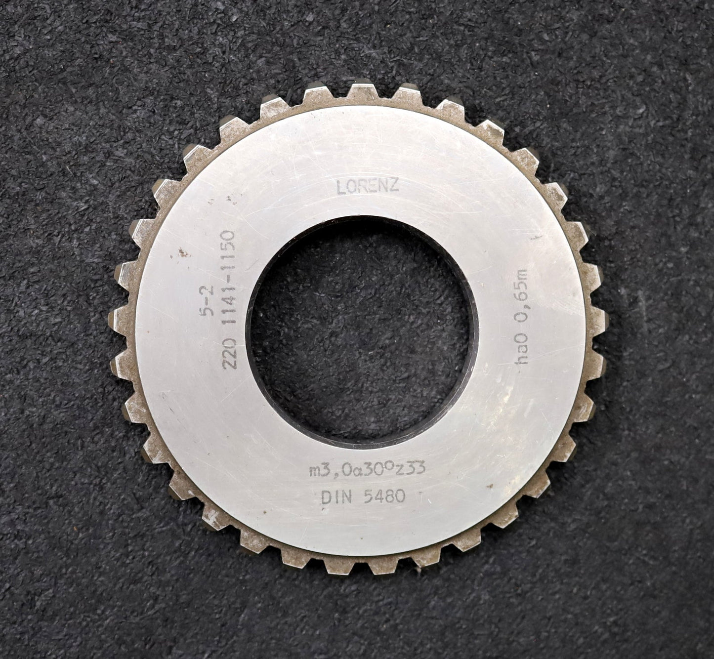 Bild des Artikels LORENZ-Scheibenschneidrad-gear-shaper-m=-3mm-30°-EGW-Z=-33-hkw-0,65m-gebraucht