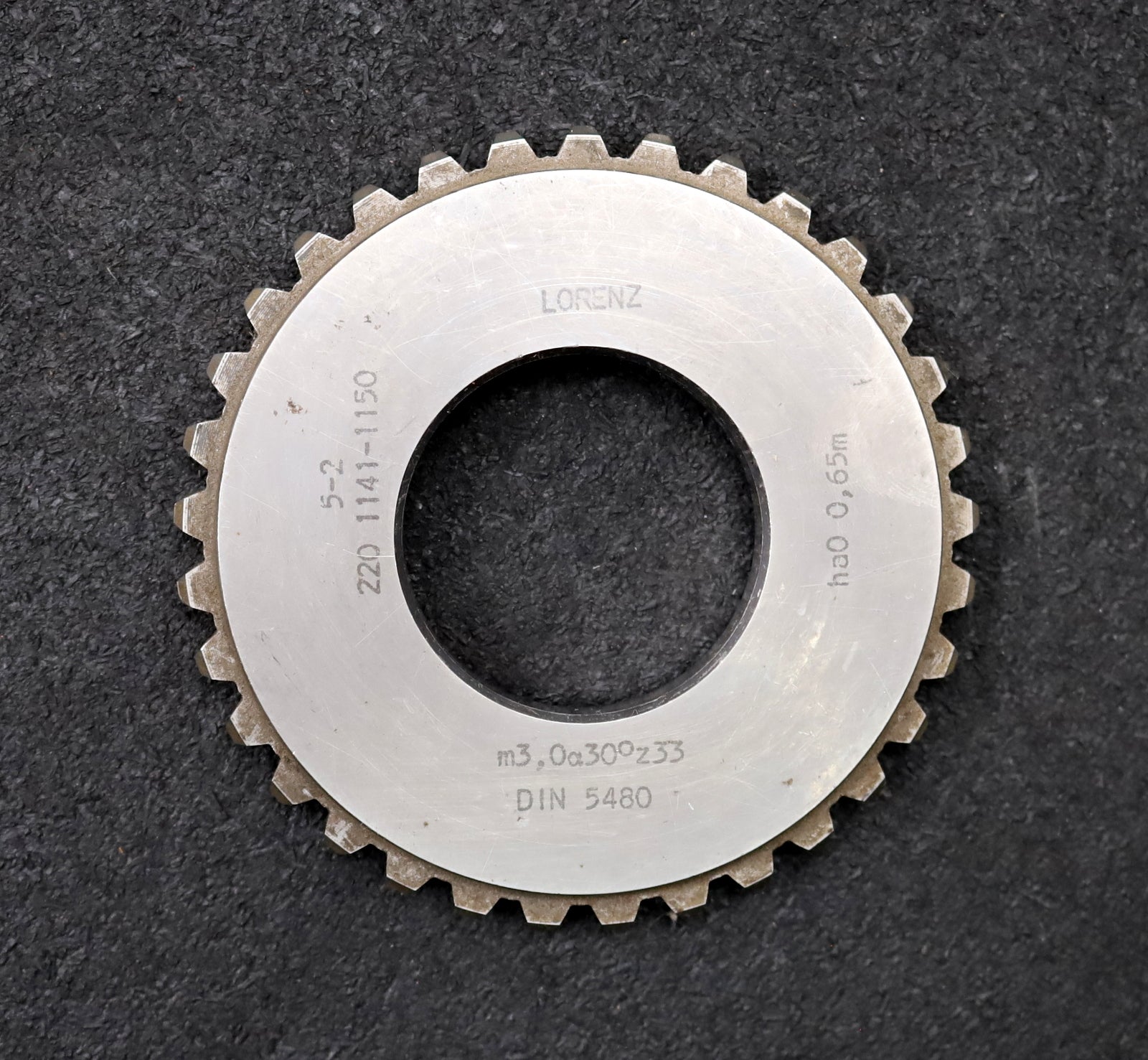 Bild des Artikels LORENZ-Scheibenschneidrad-gear-shaper-m=-3mm-30°-EGW-Z=-33-hkw-0,65m-gebraucht